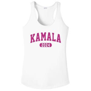 Kamala Harris 2024 President Varsity Ladies PosiCharge Competitor Racerback Tank