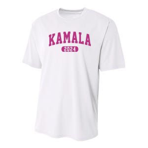 Kamala Harris 2024 President Varsity Youth Performance Sprint T-Shirt