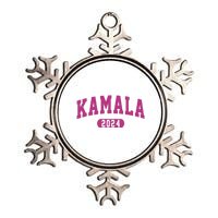 Kamala Harris 2024 President Varsity Metallic Star Ornament