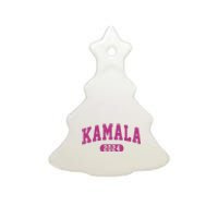 Kamala Harris 2024 President Varsity Ceramic Tree Ornament