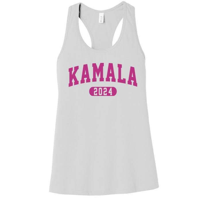 Kamala Harris 2024 President Varsity Women's Racerback Tank