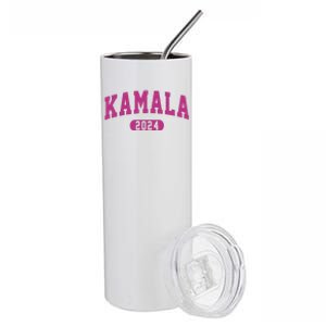 Kamala Harris 2024 President Varsity Stainless Steel Tumbler