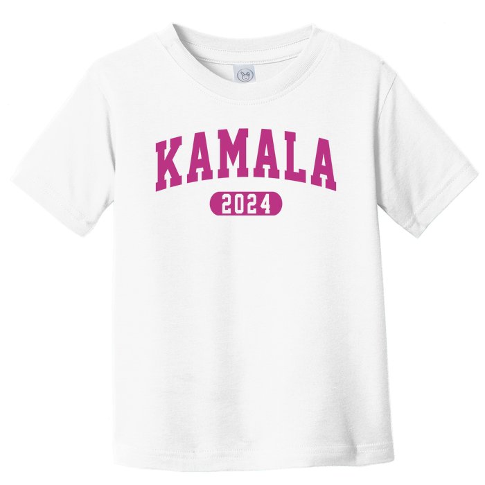 Kamala Harris 2024 President Varsity Toddler T-Shirt