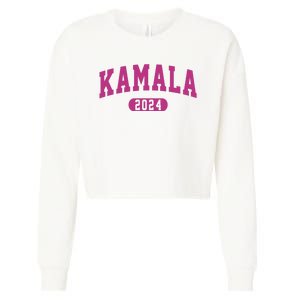 Kamala Harris 2024 President Varsity Cropped Pullover Crew