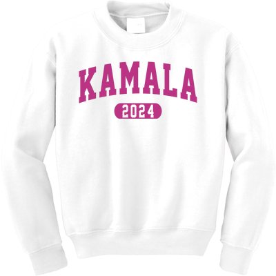 Kamala Harris 2024 President Varsity Kids Sweatshirt