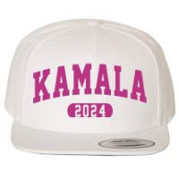 Kamala Harris 2024 President Varsity Wool Snapback Cap