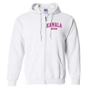 Kamala Harris 2024 President Varsity Full Zip Hoodie