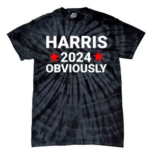 Kamala Harris 2024 Obviously Kamala Harris For President Obviously Tie-Dye T-Shirt