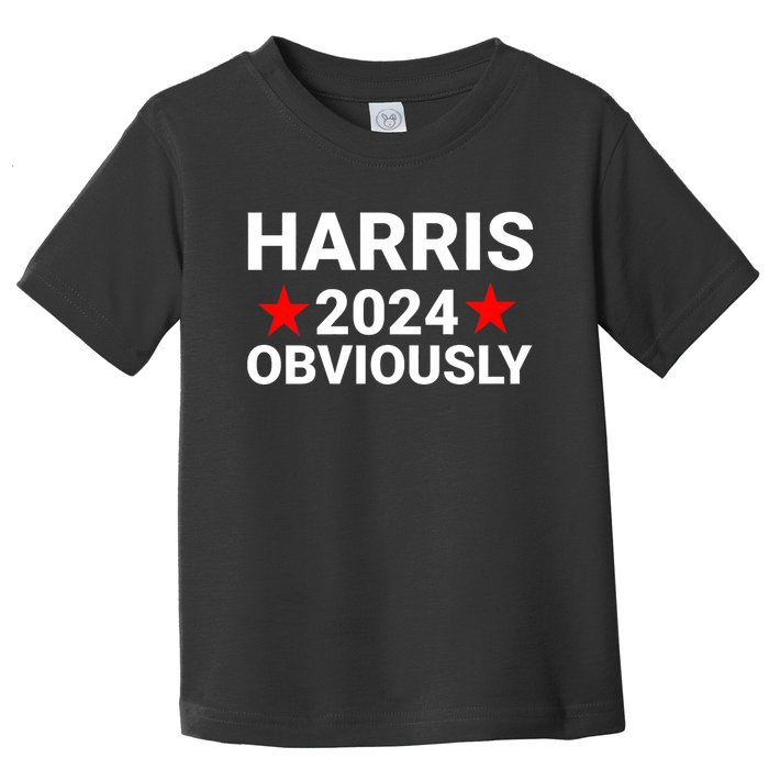 Kamala Harris 2024 Obviously Kamala Harris For President Obviously Toddler T-Shirt