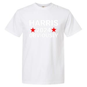 Kamala Harris 2024 Obviously Kamala Harris For President Obviously Garment-Dyed Heavyweight T-Shirt