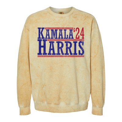 Kamala Harris 24 Harris 2024 Elect President Harris Colorblast Crewneck Sweatshirt