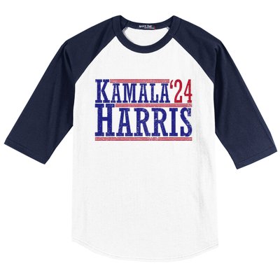 Kamala Harris 24 Harris 2024 Elect President Harris Baseball Sleeve Shirt