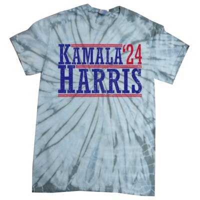 Kamala Harris 24 Harris 2024 Elect President Harris Tie-Dye T-Shirt