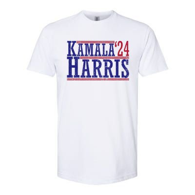 Kamala Harris 24 Harris 2024 Elect President Harris Softstyle CVC T-Shirt