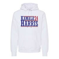 Kamala Harris 24 Harris 2024 Elect President Harris Premium Hoodie