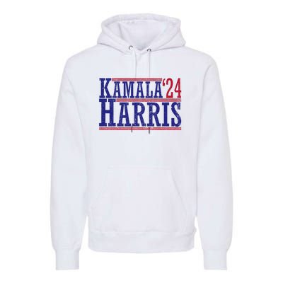 Kamala Harris 24 Harris 2024 Elect President Harris Premium Hoodie