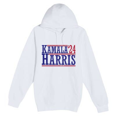 Kamala Harris 24 Harris 2024 Elect President Harris Premium Pullover Hoodie