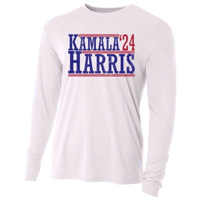 Kamala Harris 24 Harris 2024 Elect President Harris Cooling Performance Long Sleeve Crew