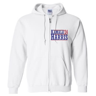 Kamala Harris 24 Harris 2024 Elect President Harris Full Zip Hoodie