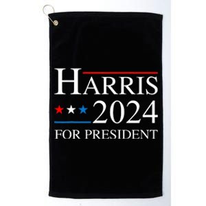 Kamala Harris 2024 For President Election Campaign Platinum Collection Golf Towel