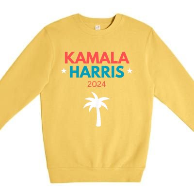 Kamala Harris 2024 Us Election Coconut Funny Meme Hilarious Politics Humor Usa Premium Crewneck Sweatshirt