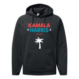 Kamala Harris 2024 Us Election Coconut Funny Meme Hilarious Politics Humor Usa Performance Fleece Hoodie