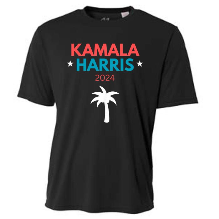 Kamala Harris 2024 Us Election Coconut Funny Meme Hilarious Politics Humor Usa Cooling Performance Crew T-Shirt