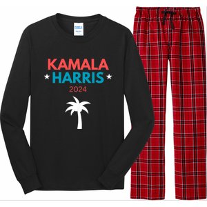 Kamala Harris 2024 Us Election Coconut Funny Meme Hilarious Politics Humor Usa Long Sleeve Pajama Set