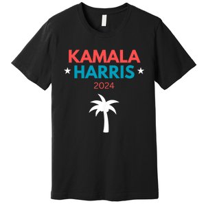 Kamala Harris 2024 Us Election Coconut Funny Meme Hilarious Politics Humor Usa Premium T-Shirt