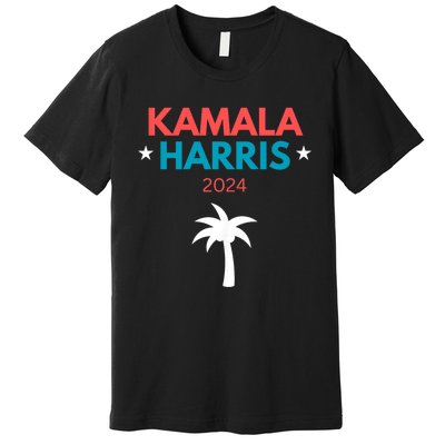 Kamala Harris 2024 Us Election Coconut Funny Meme Hilarious Politics Humor Usa Premium T-Shirt