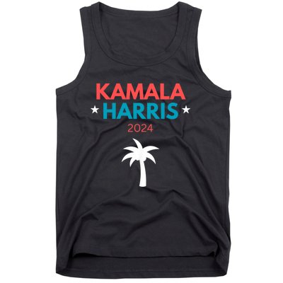 Kamala Harris 2024 Us Election Coconut Funny Meme Hilarious Politics Humor Usa Tank Top