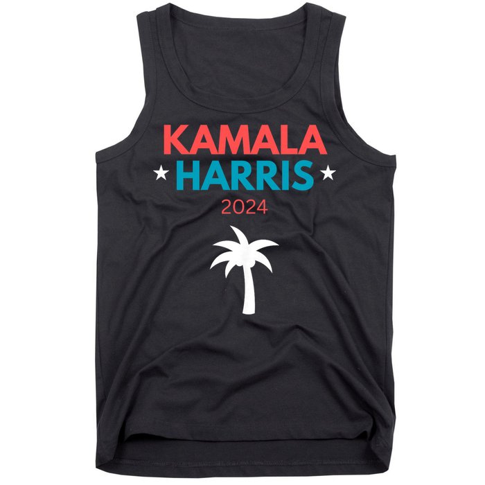 Kamala Harris 2024 Us Election Coconut Funny Meme Hilarious Politics Humor Usa Tank Top