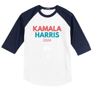 Kamala Harris 2024 Us Election Coconut Funny Meme Hilarious Politics Humor Usa Baseball Sleeve Shirt