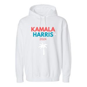 Kamala Harris 2024 Us Election Coconut Funny Meme Hilarious Politics Humor Usa Garment-Dyed Fleece Hoodie