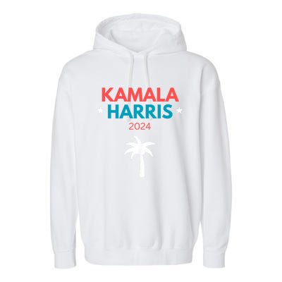 Kamala Harris 2024 Us Election Coconut Funny Meme Hilarious Politics Humor Usa Garment-Dyed Fleece Hoodie