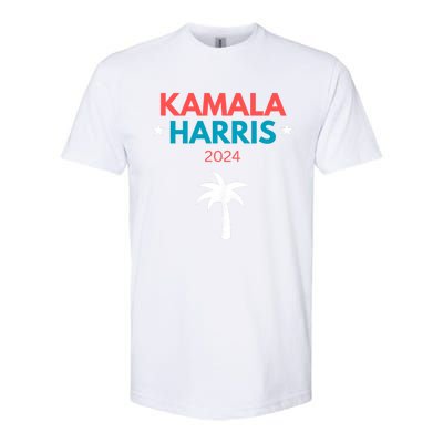 Kamala Harris 2024 Us Election Coconut Funny Meme Hilarious Politics Humor Usa Softstyle® CVC T-Shirt