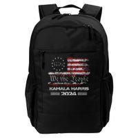 Kamala Harris 2024 Us Flag Democratic President Daily Commute Backpack