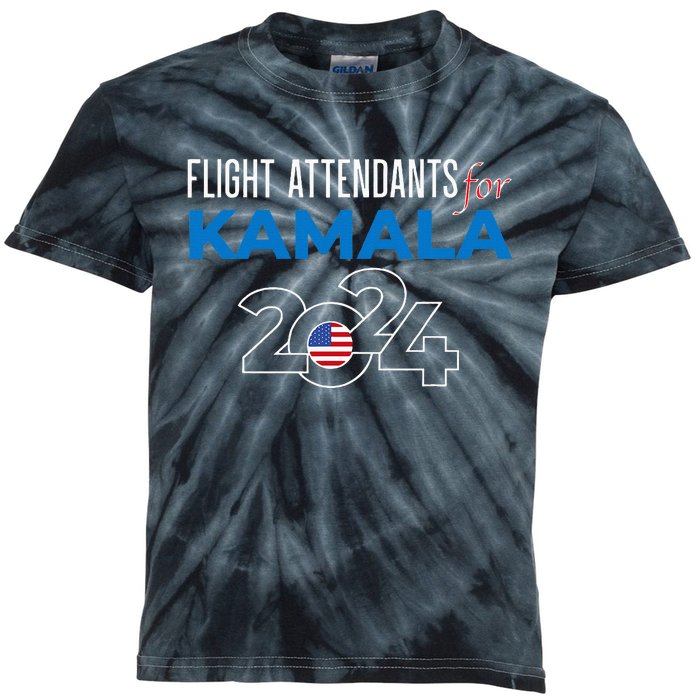 Kamala Harris 2024 For President Kids Tie-Dye T-Shirt