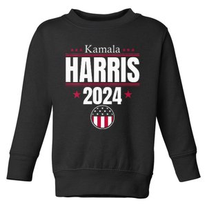 Kamala Harris 2024 For President Vote Kamala Harris In 24 Toddler Sweatshirt