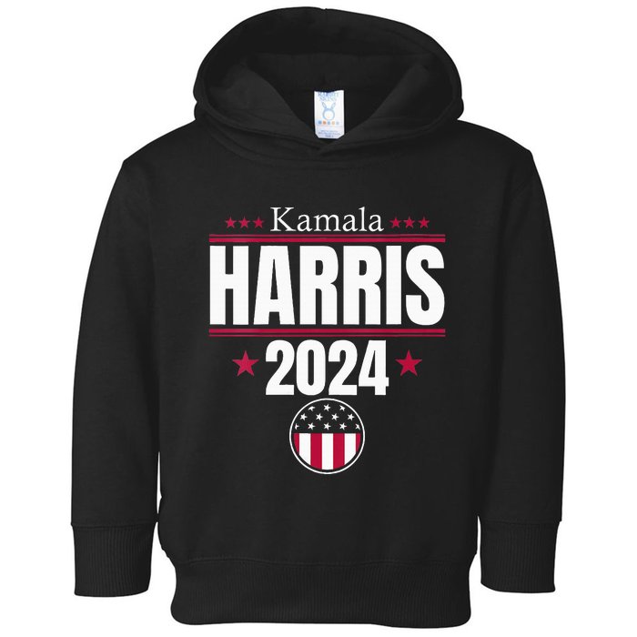 Kamala Harris 2024 For President Vote Kamala Harris In 24 Toddler Hoodie