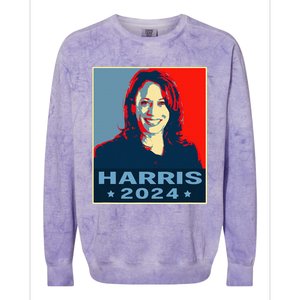 Kamala Harris 2024 President America Vote Democrats Colorblast Crewneck Sweatshirt