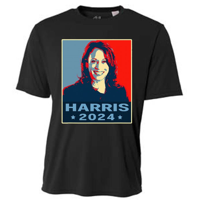 Kamala Harris 2024 President America Vote Democrats Cooling Performance Crew T-Shirt