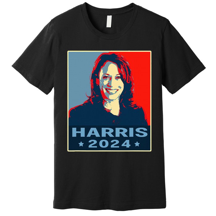 Kamala Harris 2024 President America Vote Democrats Premium T-Shirt