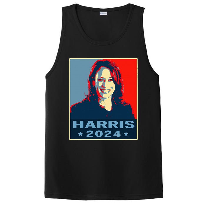 Kamala Harris 2024 President America Vote Democrats PosiCharge Competitor Tank