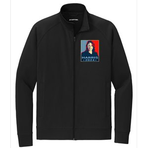 Kamala Harris 2024 President America Vote Democrats Stretch Full-Zip Cadet Jacket