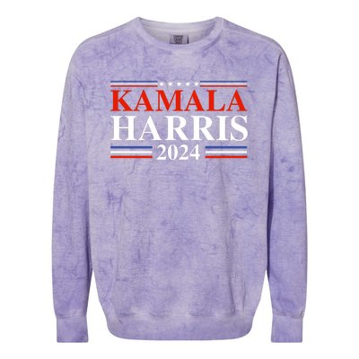 Kamala Harris 2024 Colorblast Crewneck Sweatshirt