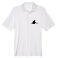 Kamala Harris 2024 Victory Black Cat Vs Elephant Trump Men's Origin Performance Pique Polo