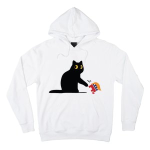 Kamala Harris 2024 Victory Black Cat Vs Elephant Trump Hoodie