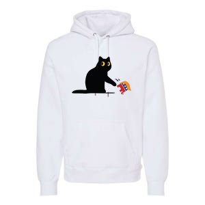 Kamala Harris 2024 Victory Black Cat Vs Elephant Trump Premium Hoodie