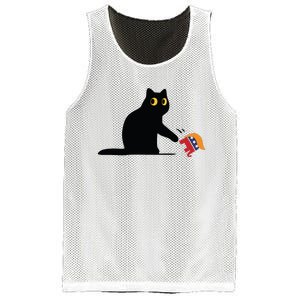 Kamala Harris 2024 Victory Black Cat Vs Elephant Trump Mesh Reversible Basketball Jersey Tank